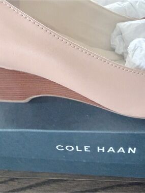Cole Haan Women's Brush Leather Wedge size 9